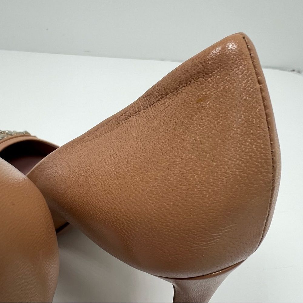 Gucci Gucci Beige Leather Studded Coline Pumps Size 38 - Picture 12 of 13